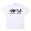 PLAY COMME des GARCONS PLAY HEART LOGO TEE AX-T068-051画像