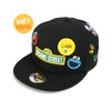 NEW ERA キッズ Youth 9FIFTY SESAME STREET セサミストリート オールオーバー ブラック 14682463画像