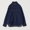 REMI RELIEF 8.5oz DENIM WESTERNSHIRT(ノコギリ型フラップ) RN29373055画像