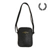 FRED PERRY Scotchgrain Leather Side Bag L1189画像