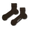 MARQUEE PLAYER Hybrid rib socks SS "Made In JAPAN" dark brown 9050画像