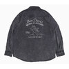 BEN DAVIS Bleached Twill EMB L/S Shirt T-25780020画像