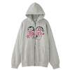 X-girl TRIBAL HEART ZIP UP SWEAT HOODIE 105253012004画像