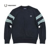 FRED PERRY Peached Tipped Sleeve Crew Sweat M1731画像