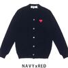 PLAY COMME des GARCONS RED HEART WOOL V-NECK CARDIGAN AX-N008-051画像