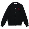 PLAY COMME des GARCONS TWIN HEART WOOL V-NECK CARDIGAN AX-N058-051画像