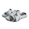 doubleu ULTRA SPORTY SLIDE MARBLE MEN - WHT+BLUE BLK -画像