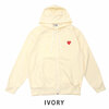 PLAY COMME des GARCONS Red Heart Zip-Up Hoodie AX-T172-051画像