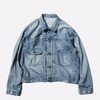 Unlikely Time Travel Trucker Jacket 1977Wash U25F-18-0010画像