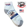 RAILROAD SOCK 3P USA QUARTER SOCKS画像