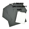 Two Moon no.20165 Henley neck long sleeve tee画像