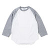 WALLA WALLA SPORT 3/4 BASEBALL TEE 2-TONE画像