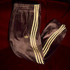 adidas Originals Firebird Velour Track Pant Dark Brown KD9384画像