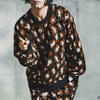 GLIMCLAP Illusionism Leopard Pattern Knit 192-040-GLA-CF画像