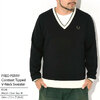FRED PERRY Contrast Tipped V-Neck Sweater K1316画像