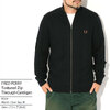 FRED PERRY Textured Zip Through Cardigan K1304画像
