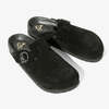 NEEDLES Clog Sandal Suede BLACK画像