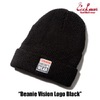 COOKMAN Beanie Vision Logo Black 163-53169画像