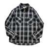 BIG MIKE HEAVY FLANNEL SHIRTS -BLACK×OFF- 102535106画像