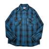 BIG MIKE HEAVY FLANNEL SHIRTS -B.GRY×BLK- 102535104画像