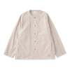 Orcival Garment Dye Twill Dump Collarless Shirt OR-B0421-OOM画像