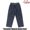 COOKMAN Chef Pants Semiwide Wabash Denim Navy 231-53819画像
