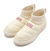 HUNTER IN/OUT FAUX SUEDE KNITTED CUFF BOOT SHADED-WHITE UFS7115REN-SHW画像