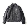 Subciety Tweed and faux leather blouson 105-62986画像