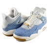 NIKE WMNS AIR JORDAN 4 RETRO TEX sail/sail-gum light brown IB6716-100画像