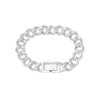 CRIMIE LINK CHAIN SKIN SILVER BRACELET CR1-02C1-JW05A画像