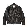 CRIMIE W BIKER SPANISH LAMB LEATHER JACKET CR1-02D5-JK06画像