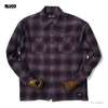 BLUCO OMBRE CHECK FLANNEL SHIRT 155-11-047画像