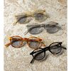 INTERIM FRAME FRANCE PARISIAN SMOKE GLASSES IT25A401画像