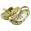 crocs CLASSIC CHUNKY GLITTER CLOG SANDSTONE 212049-0LH画像