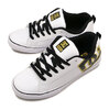 DC SHOES COURT VULC SE SN WHITE/BLACK/GOLD DM256305画像