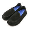 BIRKENSTOCK UTTI SLIP ON BLACK | SUEDE-LEATHER 1026153画像