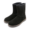 BIRKENSTOCK UPPSALA ZIP SHEARLING BLACK | SUEDE-LEATHER 1030242画像
