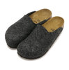 BIRKENSTOCK AMSTERDAM ANTHRACITE | FELT 1030225画像