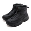 HUNTER INTREPID WANDERER ANKLE ZIP SNOW BOOT BLACK UFS7118WWU-BLK画像