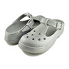 crocs CLASSIC MARY JANE GLITTER CLOG SILVER 210737-040画像