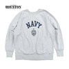 HOUSTON 22311 PRINT U.S. COTTON R/V SWEAT(U.S.NAVY)画像