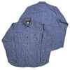 FREEWHEELERS “Neal” SHIRT Vintage Style Indigo Chambray 2513101画像