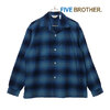 FIVE BROTHER CHECK ONE-OP SHIRTS 152570画像