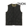TAION MILITARY CREW NECK DOWN VEST TAION-004B2ML-1画像