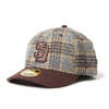NEW ERA LP 59FIFTY MLB Plaid Flannel フランネル チェック サンディエゴ・パドレス ブラウン バーンウッド 14667657画像
