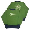 FREEWHEELERS “THE LURE WITH THE CLAW” RAGLAN SLEEVE SWEAT SHIRT YELLOW GREEN x OLD NAVY 2534002画像