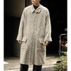 INTERIM SILK DONEGAL lining SILK NOIL DEADSTOCK HYPER BIG HUNTING OVER COAT IT25A007画像