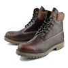 Timberland PREMIUM 6INCH LACE WATERPROOF BOOT MEDIUM BROWN FULL GRAIN W BLK A2P6W-EIU画像