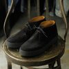 SANDERS BRIT CHUKKA BLACK SUEDE LEATHER 9877BS画像