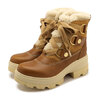 SOREL JOAN FRWD COZY BOOT WP Tawny-Buff/Honey-White NL5265-253画像